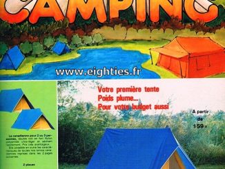 ANNEES 80, 80's, eighties, camping, vacances, 70's, tentes, souvenirs, nostalgie, catalogue, manufrance, vaisselle, meubles, matelas